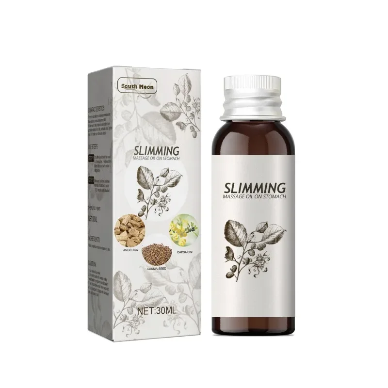 Slimming Fat Burning Oil Anti Cellulite Burner Serum Tighten Abdominal Muscles Slim Down Decompose Fat Lose Weight Essence Oil