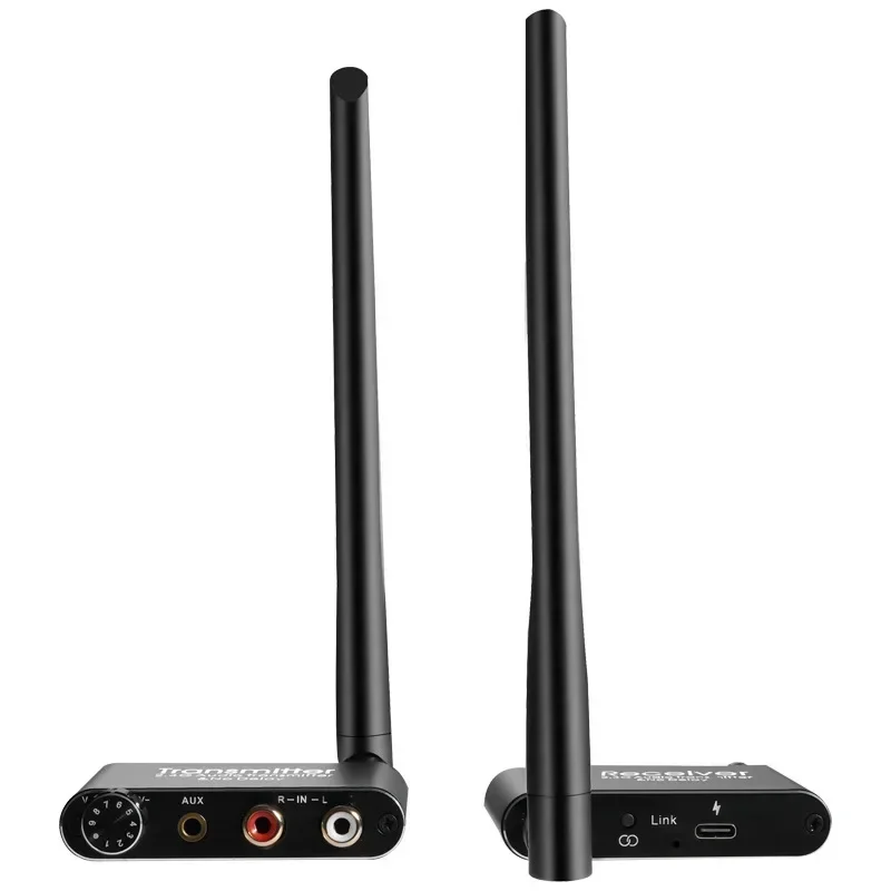 

2.4G Wireless Audio Transmitter Receiver high-definition NO Delay Stereo For Speakers Amplifier