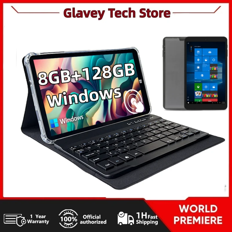 8 INCH T10 AR3 Windows 10 Tablet PC Z8350 CPU 8GB RAM 128GB ROM 1280*800 Built in 4000mAh Battery Dual Camera Quad Core WIFI