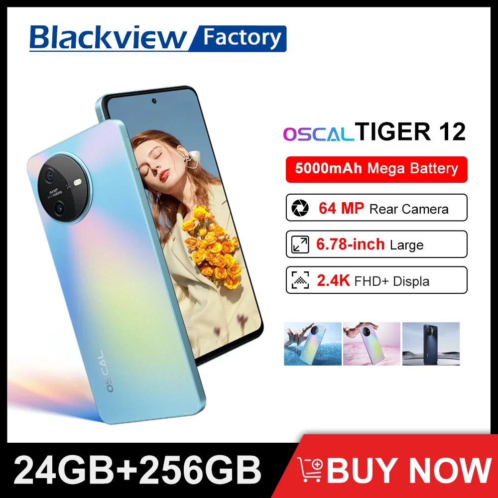 Blackview OSCAL TIGER 12 Android 13 8GB(8GB+8GB expansion) /12GB