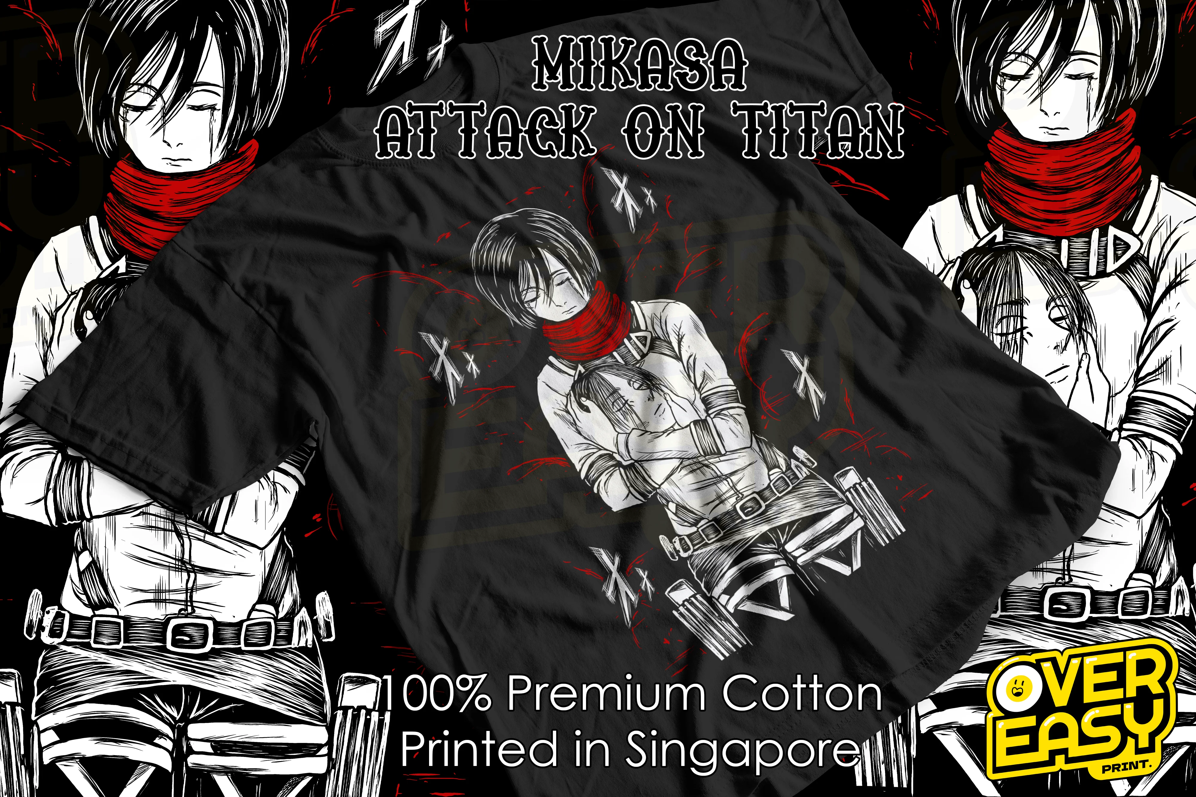 

Mikasa Attack On Titan Fanart T-Shirt