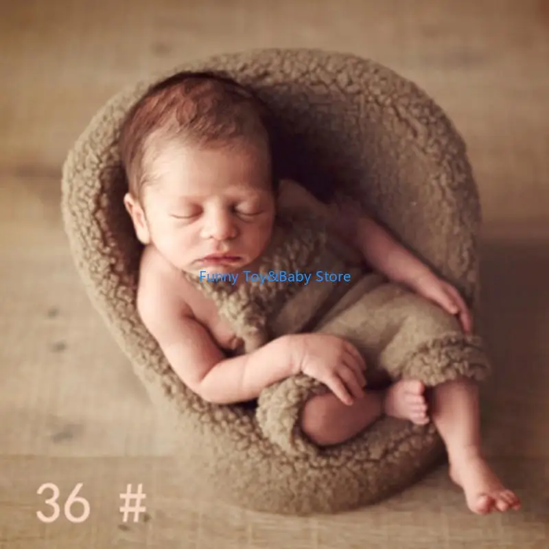 C90B Baby Photography Props Small Sofa for Seat Newborn Fotografia كرسي جلوس كرسي للرضيع.