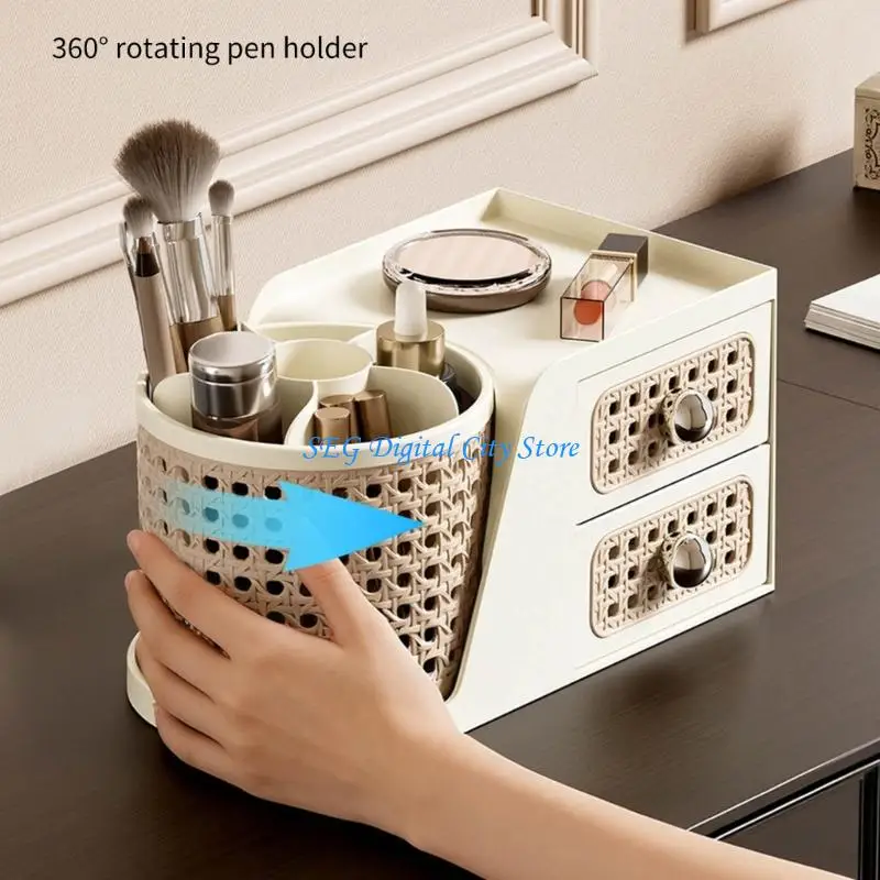 U75B Pen Pencil Organizers Office Desktop Decorations Shelf Brush Pen Holders Shelf