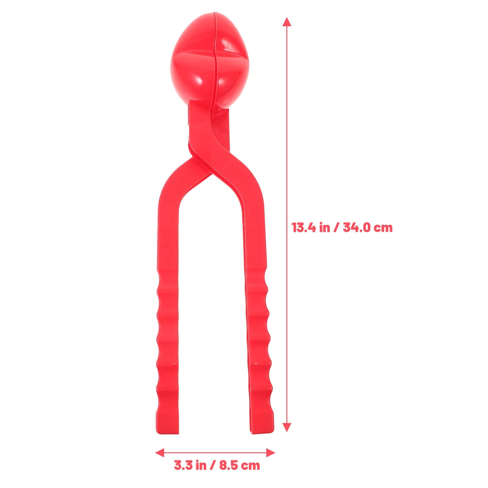 2 pçs clipes forma de coração ao ar livre inverno luta brinquedo plástico fazendo ferramenta para crianças clipes de jogo de campo de neve