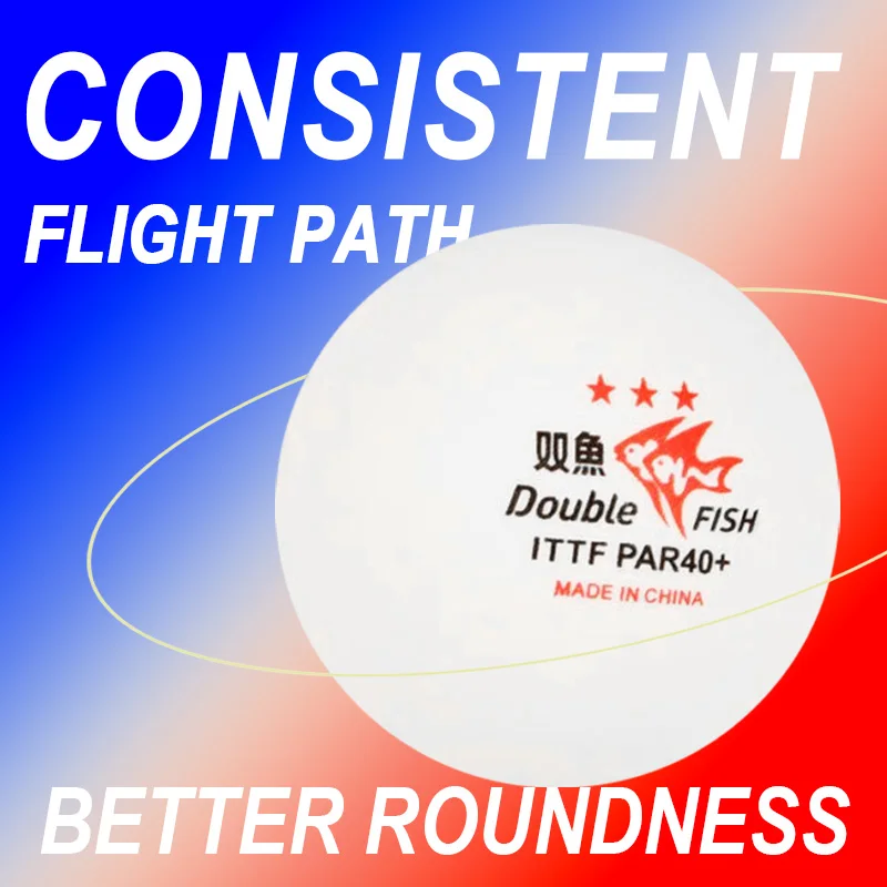 كرات تنس طاولة مزدوجة السمكة 4 - مراجعة Table Tennis France وسعره