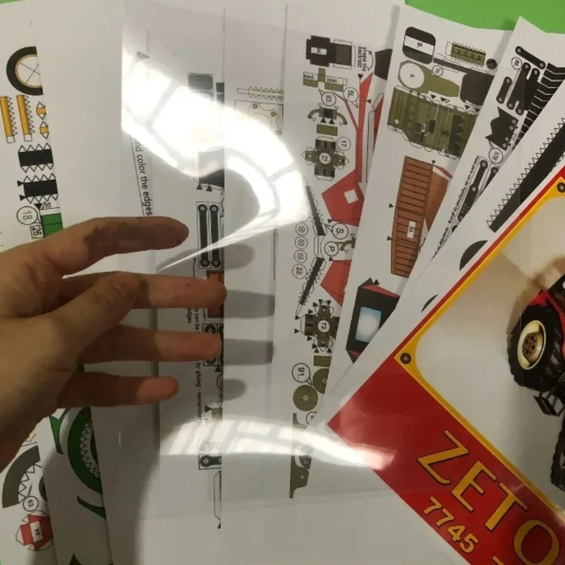 Funny DIY 1:32 Czech Zetor Tractor 3D Paper Card Building Sets Construction Educational Toys Military Model Gift