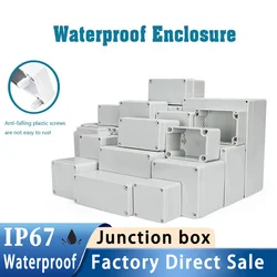 Outdoor waterproof power box ABS plastic IP67 electric control box indoor wire shell connection cable branch junction box