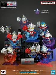 Bandai tamashii box Ultraman series peripheral toys Digatli Gazeta Q version Collect ornament models, birthday gifts