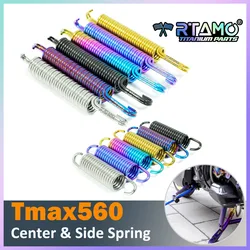 RTAMO Gr5 Titanium Center Spring Side Spring for Yamaha Tmax 560 530 Stand Spring