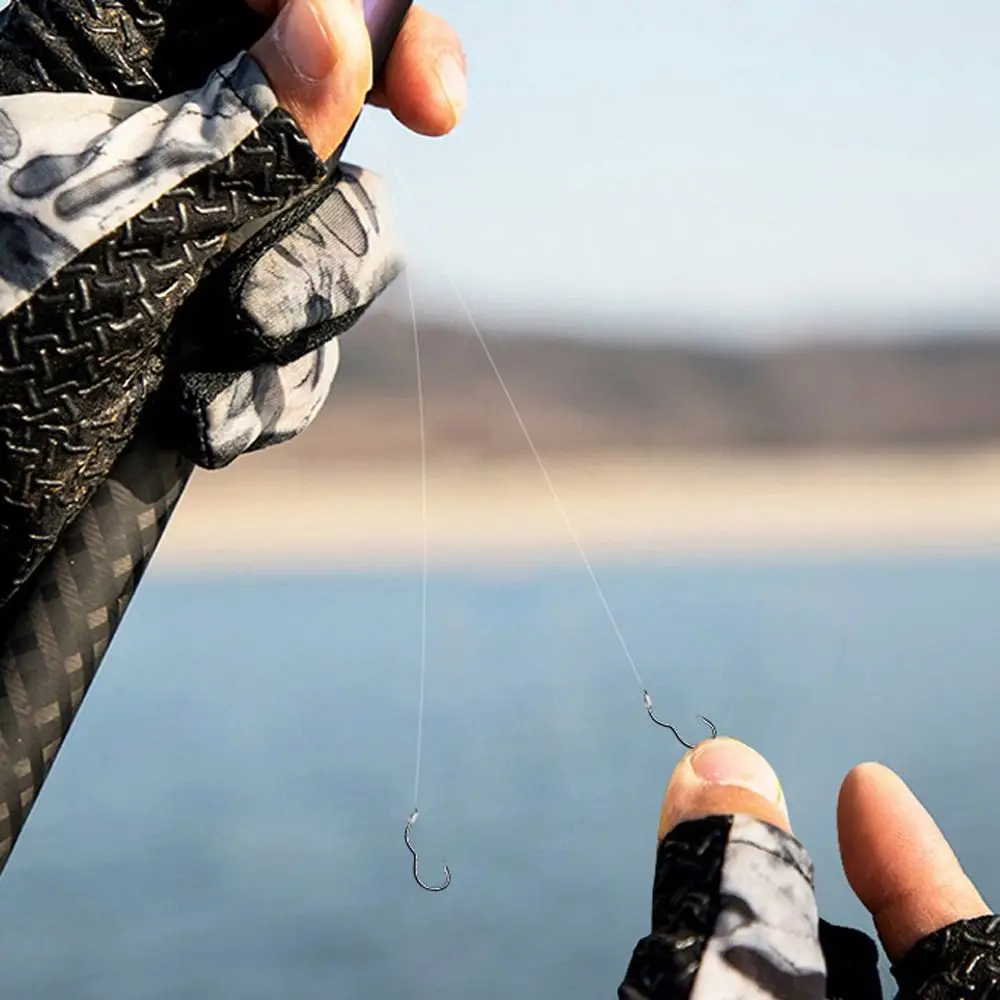 12Pcs/Pack High Carbon Steel Fishing Hook Sharp Barbed Automatic Flip Fishhook for Carp Fishing Accessories