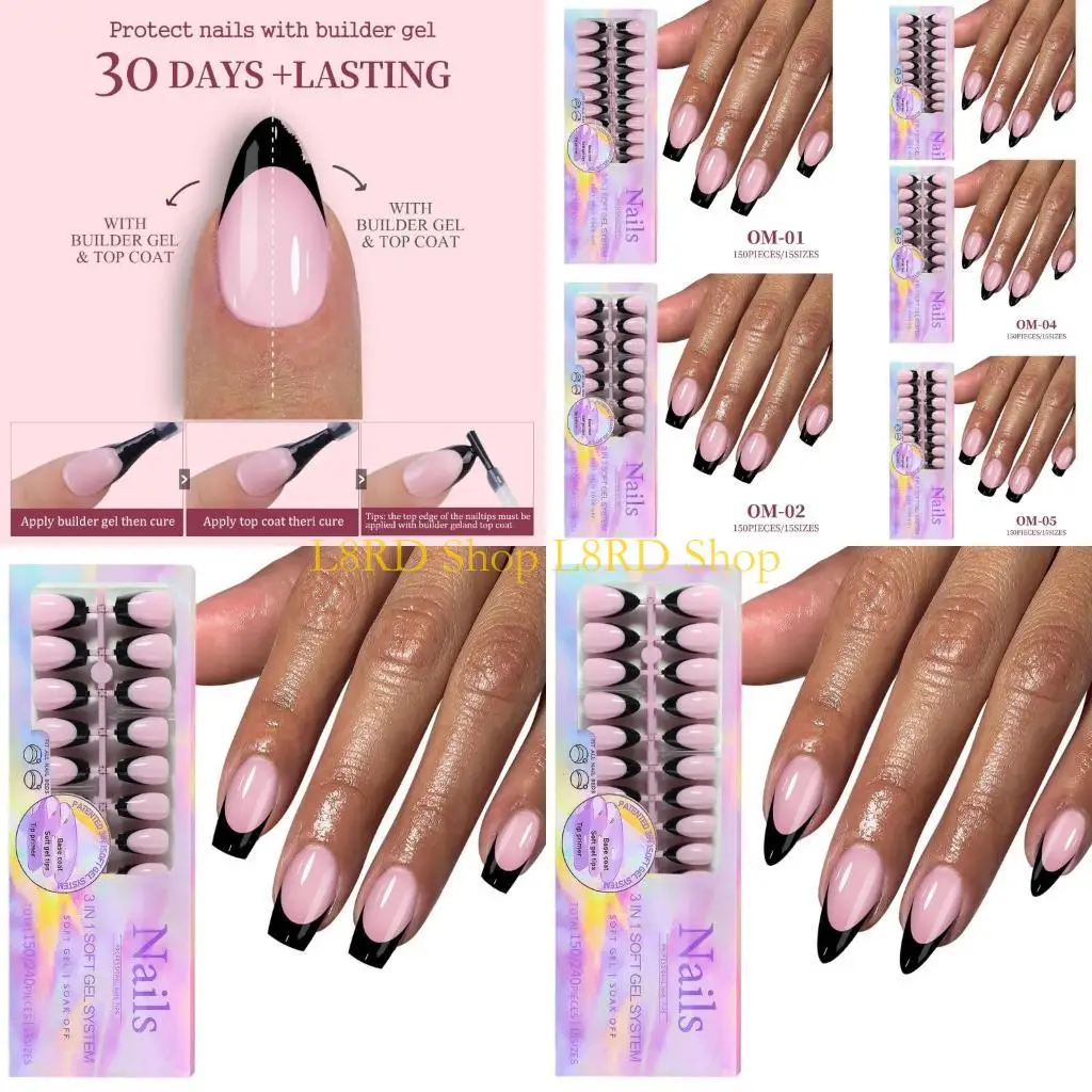 l8rd-150-unidades-ponta-francesa-para-unhas-gel-macio-caixao-curto-15-tamanhos