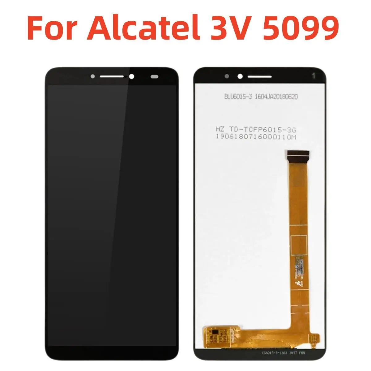 

6.0''For Alcatel 3V 5099 5099A 5099D 5099Y 5099U Complete LCD Display+Touch Digitizer Panel Glass Sensor Assembly Spare Parts