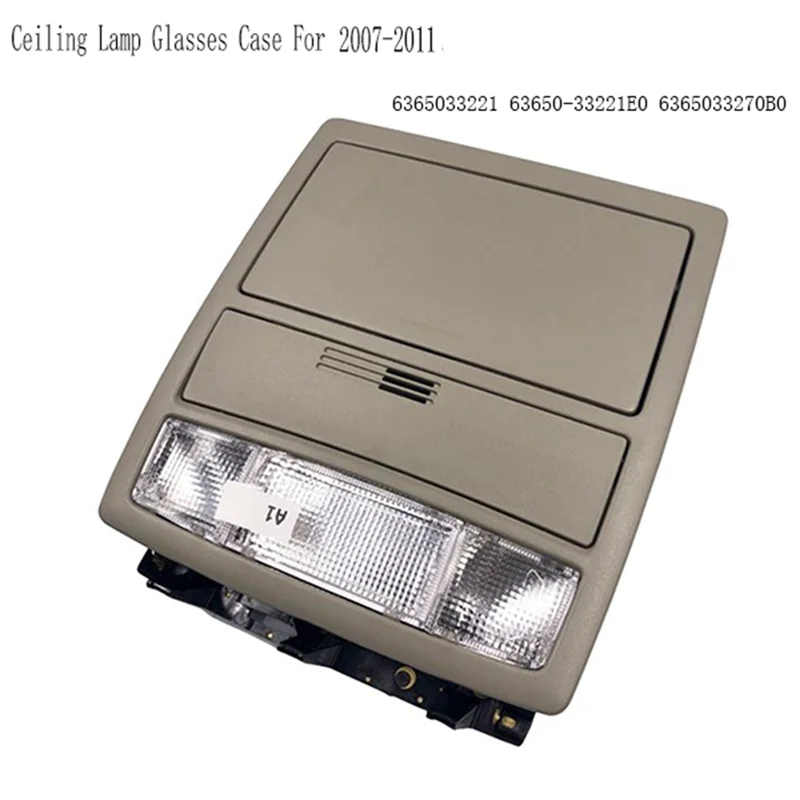

63650-33221E0 Reading Light Assembly For Toyota Land Cruiser Camry Aurion 2007-2011 Ceiling Lamp Glasses Case
