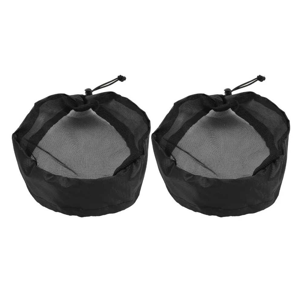 2pcs Waterproof Duct Filter Vent Cover Drawstring Design Elastic Band Grow Tent Vent Cover Mesh Screen Shield