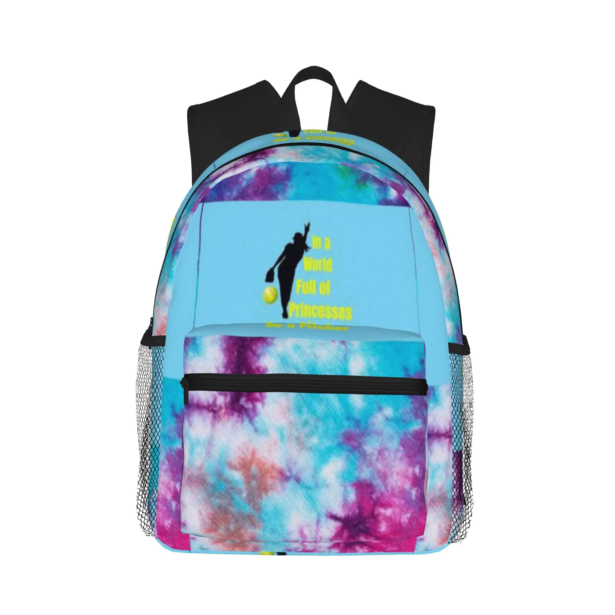 Softball Pitcher - In a world full of princesses be a pitcher  Casual Backpack for Students and Adults Backpack women