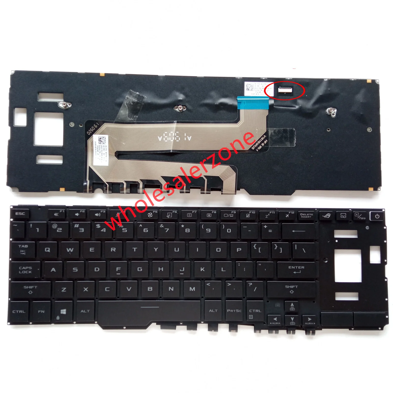 

New For Asus ROG Zephyrus Duo 15 GX550L GX550LXS GX551Q GX551QM series laptop US backlit keyboard