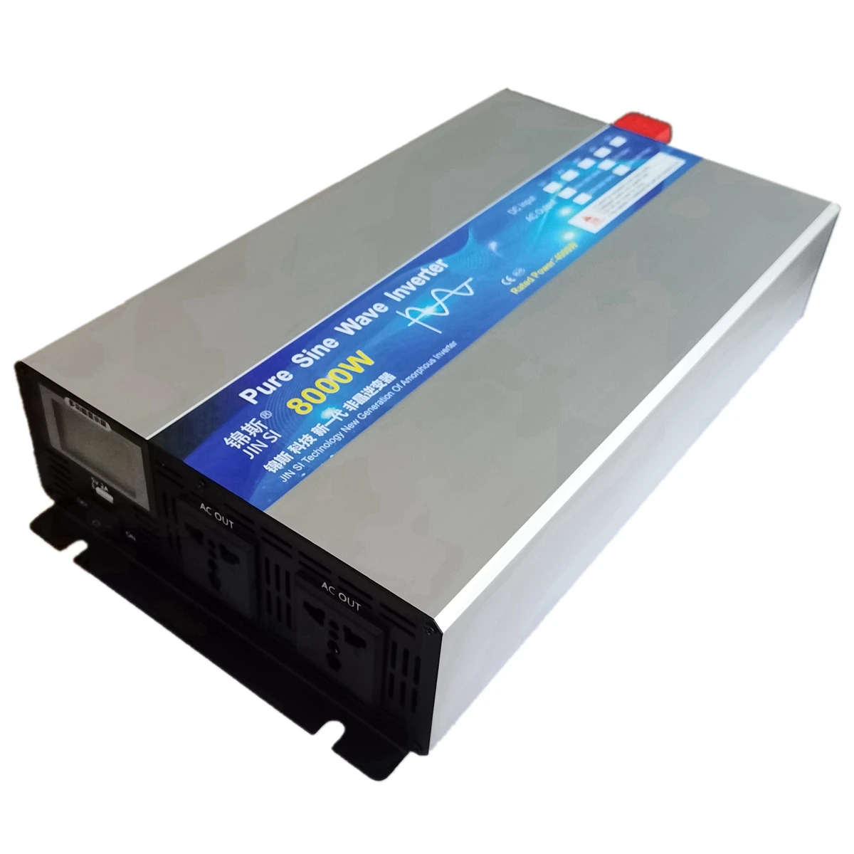 6000W 3000W 8000W 4000W Pure Sine Wave Inverter DC 12V 24V 60V 72V To AC 110V 220V Power Converter Solar Panel Remote Control