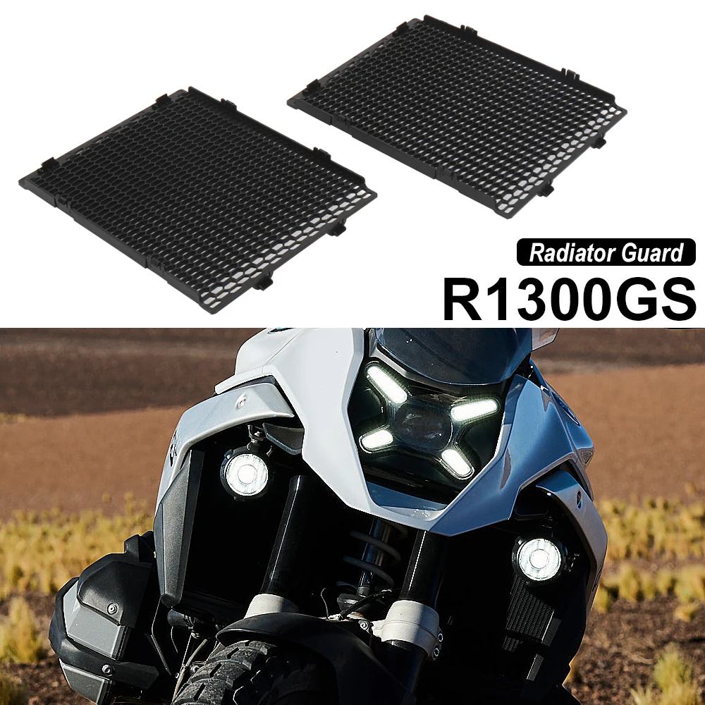 

New Motorcycle Black Radiator Guard Grille Cover Protection For BMW R1300GS r1300gs R 1300 GS R 1300GS 2023 2024