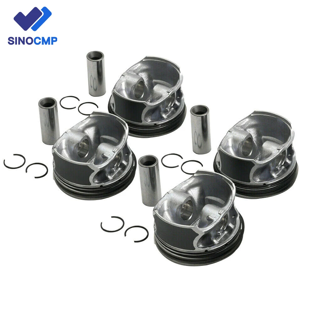 

4pcs A2740301317 Engine Pistons Set STD Φ83mm For Mercedes-Benz M270.910 C180 E180 SLC180 M274.910 W204 W205 1.6T 2740301217