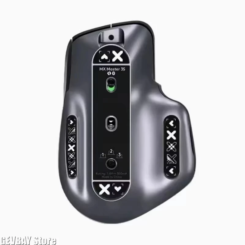 Glas-Mausfüße für Logitech MX Master 3/3s Maus-Gleitpads Glatt Langlebig Schlank 2,5D Gebogene Kanten Maus-Zubehör