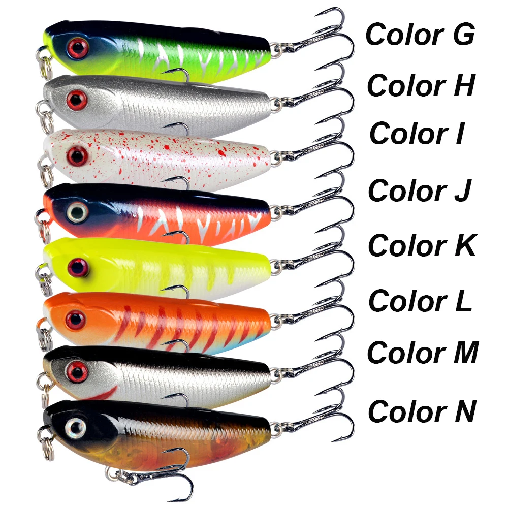 YUCONG 1PC Fishing Lure 5.5cm-4.5g Micro VIB Leurre Floating Artificial Swimbait Lipless Vibration Bait Topwater Isca duro cebo