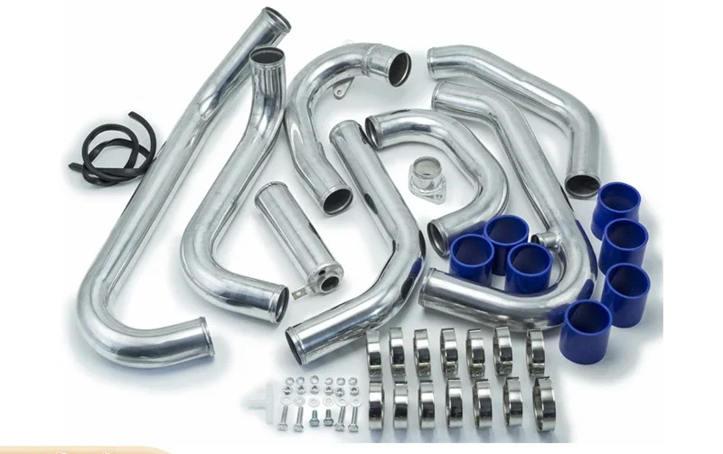 

For 08-11 Subaru Impreza WRX STi Intercooler Pipe + Silicone Hose + T-Bolt