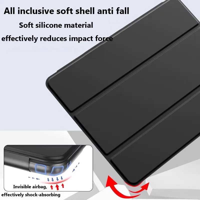 Capa com suporte triplo para honor pad 9 12.1 tamanhos 9 pro 12.1 8 12 polegadas pad gt pro12.3 para magicpad 13 2 12.3 polegadas capa de couro pu