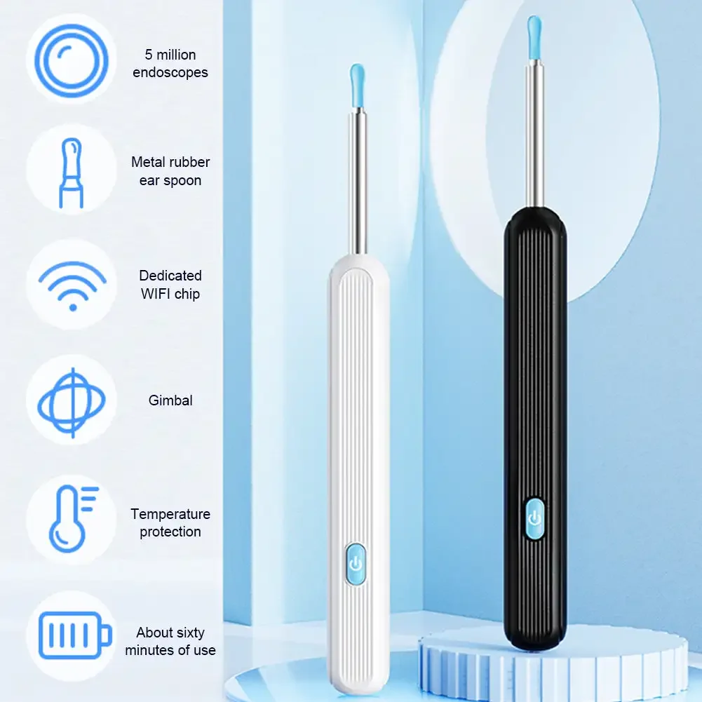 Portable Charging High Definition Visual Ear Scoop Ear Collection Tool Baby Children's Ear Canal Endoscope Ear Spoon Ear Wax