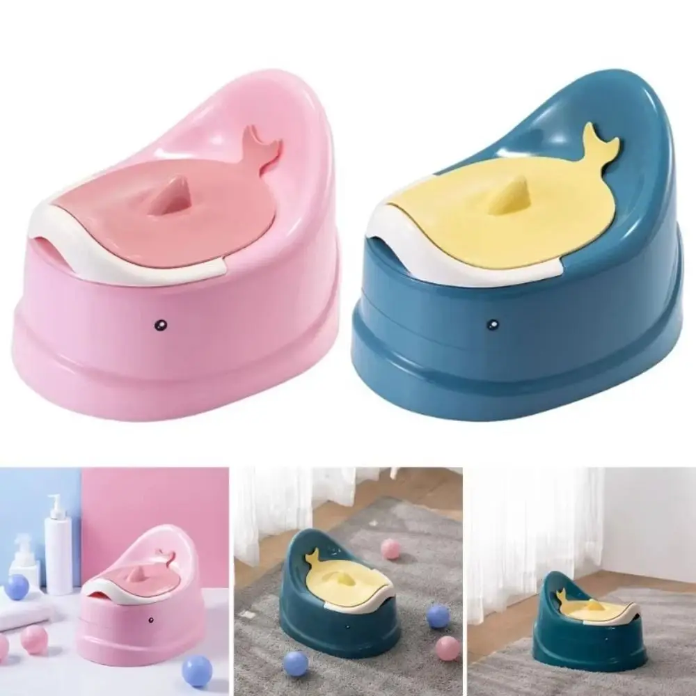 

Easy Clean Anti-leakage Toddler Potty Reusable Portable Baby Training Toilet Stable Base Non Slip Urination Plastic Pot Camping