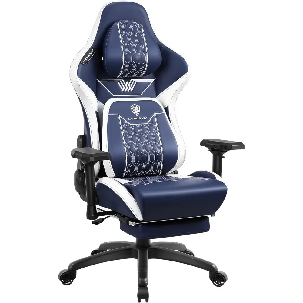 

Big and Tall Gaming Chair with Footrest, High Back Ergonomic Office Chair with Comfortable Headrest and Lumbar Support,