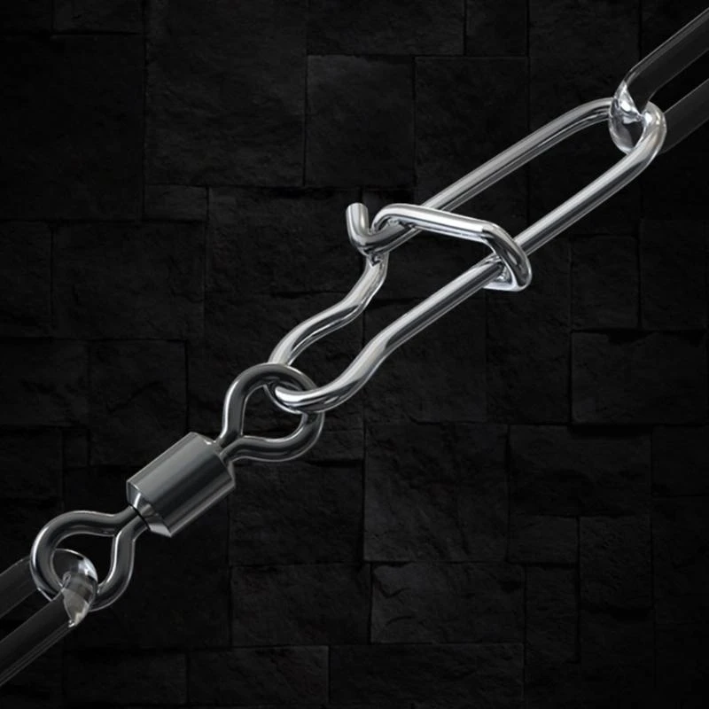 

10Pcs Swivels Fishing Hook Line Connectors Beads Quickly Change Swivels Fishing Tackle Fishing Connectors Accessories