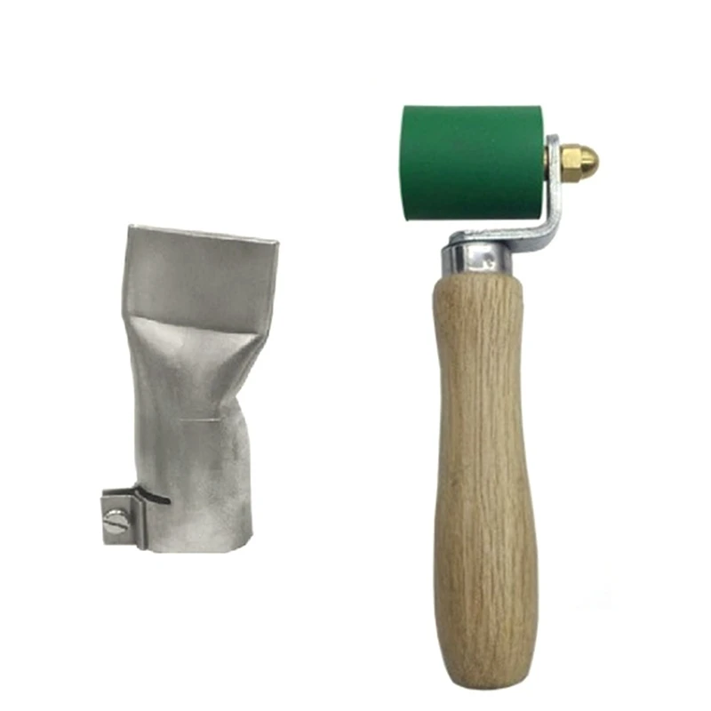 Saldatura per riparazione pavimenti Punta di saldatura per ugello da 4 cm per ugello piatto Punte per saldatore in plastica Rullo per saldatura di plastica con torcia ad aria calda