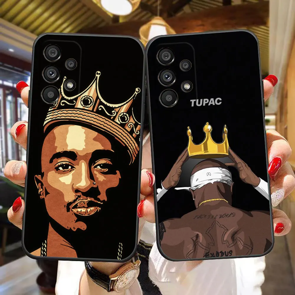 Yinuoda 2pac Tupac Shakur Phone Case For Samsung A56 A55 A53 A52 A71 A72 A73 A51 A37 A36 A35 A32 A26 A23 A22 A16 A15 A14 Cover