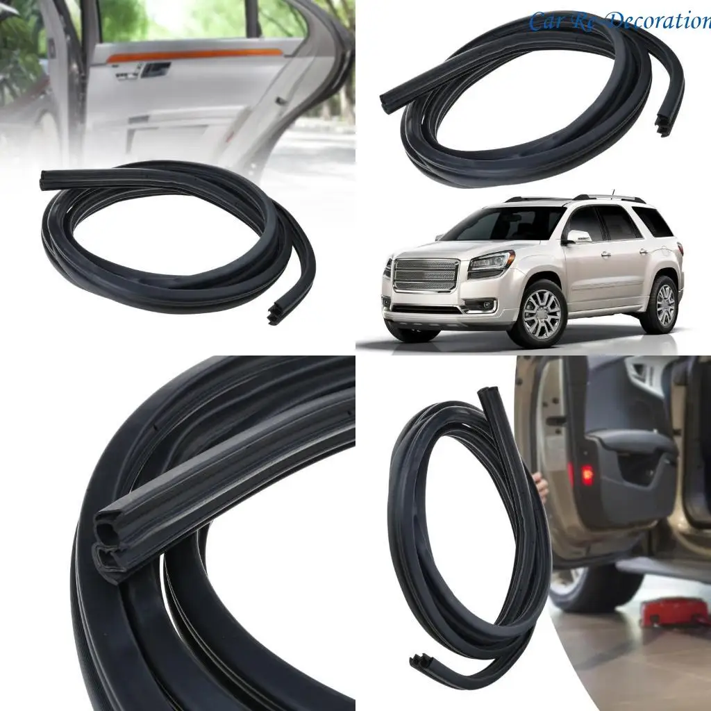 

R58D Rubber Door Seal Weather Stripping Noise Reduction Sealant for 1500 2500 22766409 22766410 Enhancing Vehicle Comfortable
