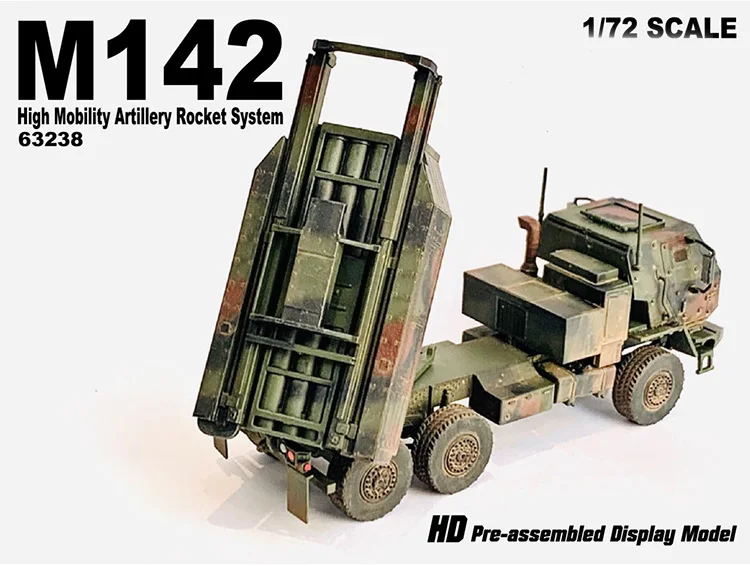 DG63238 1/72 US M142 Hamas Rocket Launcher Model  Finished product collection model