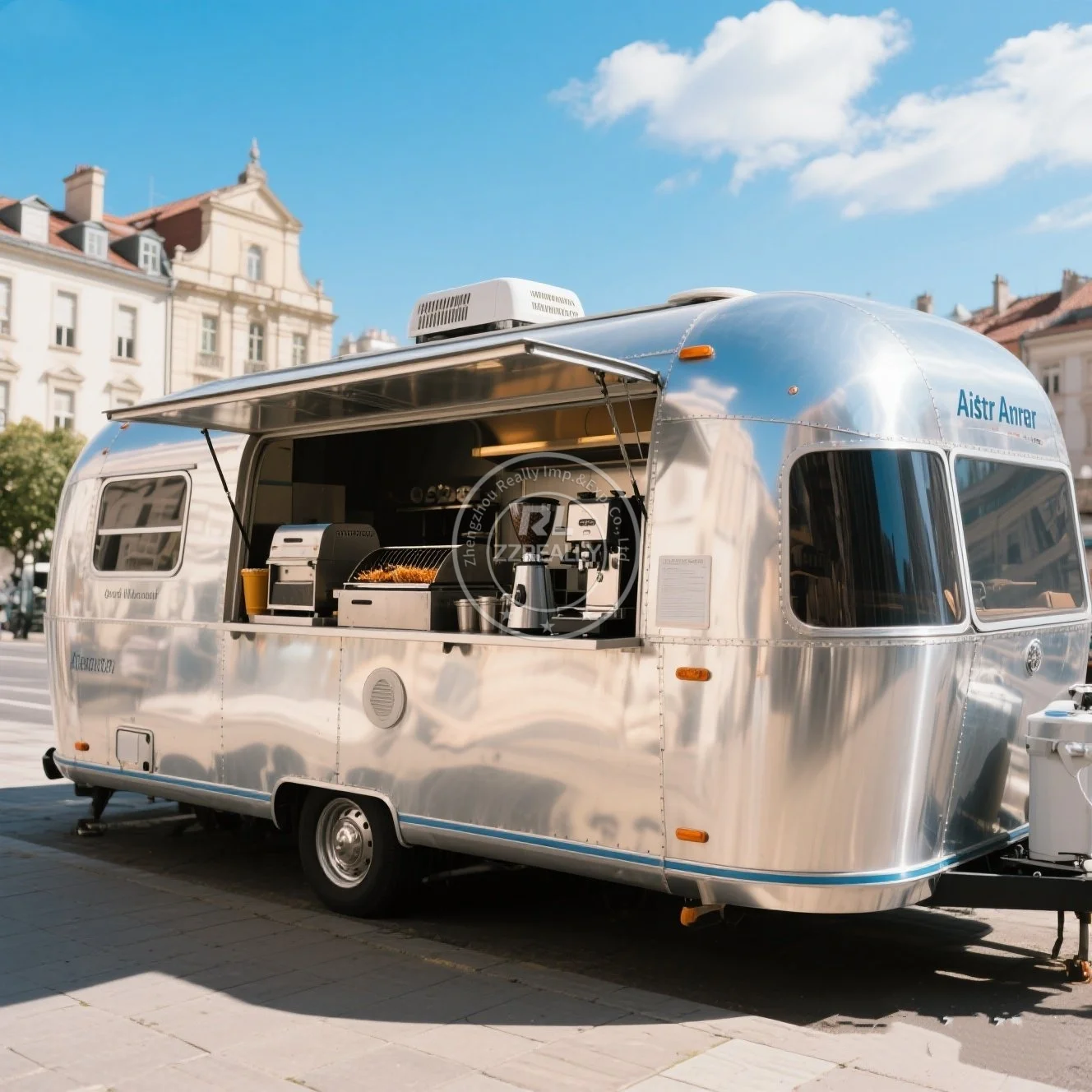 

Customized Mobile Restaurant Coffee Shop Kiosk Fast Food Truck Trailer Fully Equipped Outdoor Mobile Food Trailer For Sale