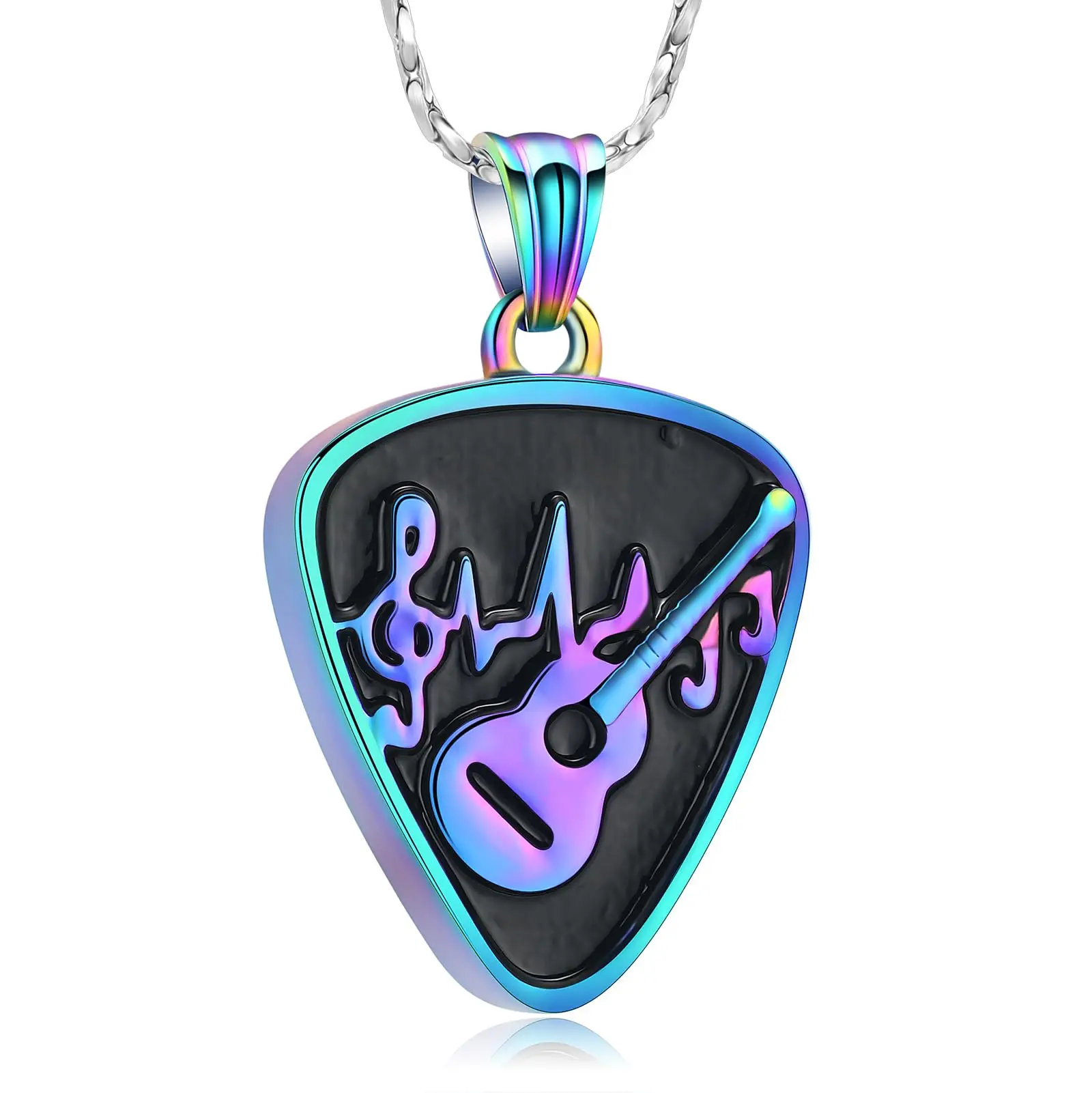 JEPick-Collier d'urne pour cendres, bijoux de crémation en acier inoxydable, pendentif Keepplex, cadeau commémoratif pour les proches, femmes et hommes