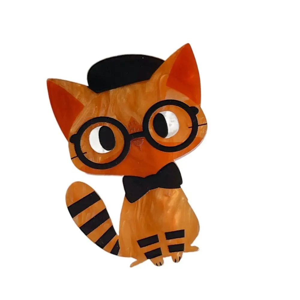 Sweet Animal Cat Acrylic Hairpin Korean Style Bang Clip Cartoon Duckbill Clip Hair Accessories Cartoon Hair Clip Travel