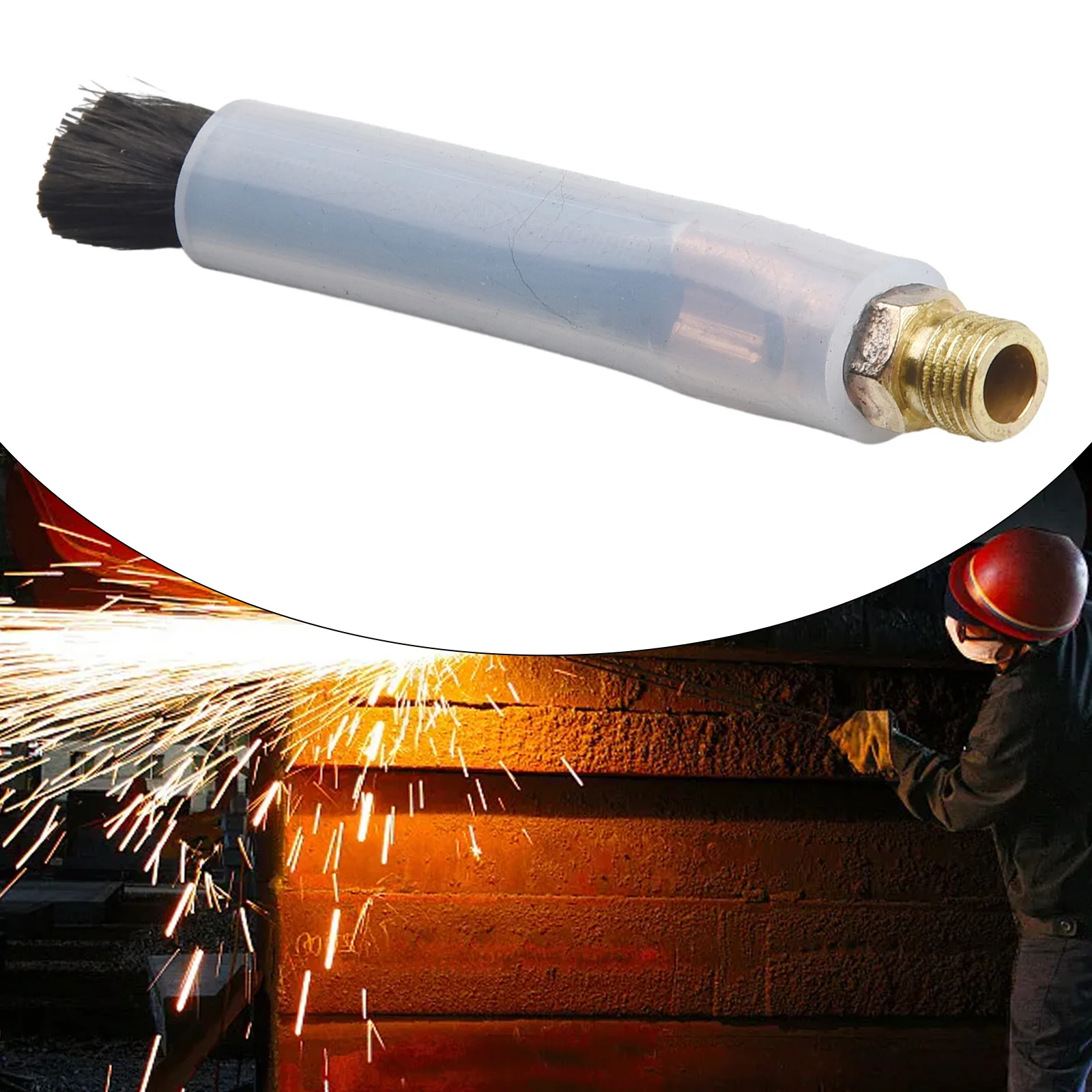 1pcs Pickling TIG WIG MIG Brush Carbon Fiber Brush/acid Scrubbing Brush For Polishing Machine Welding Seam Cleaner Brush