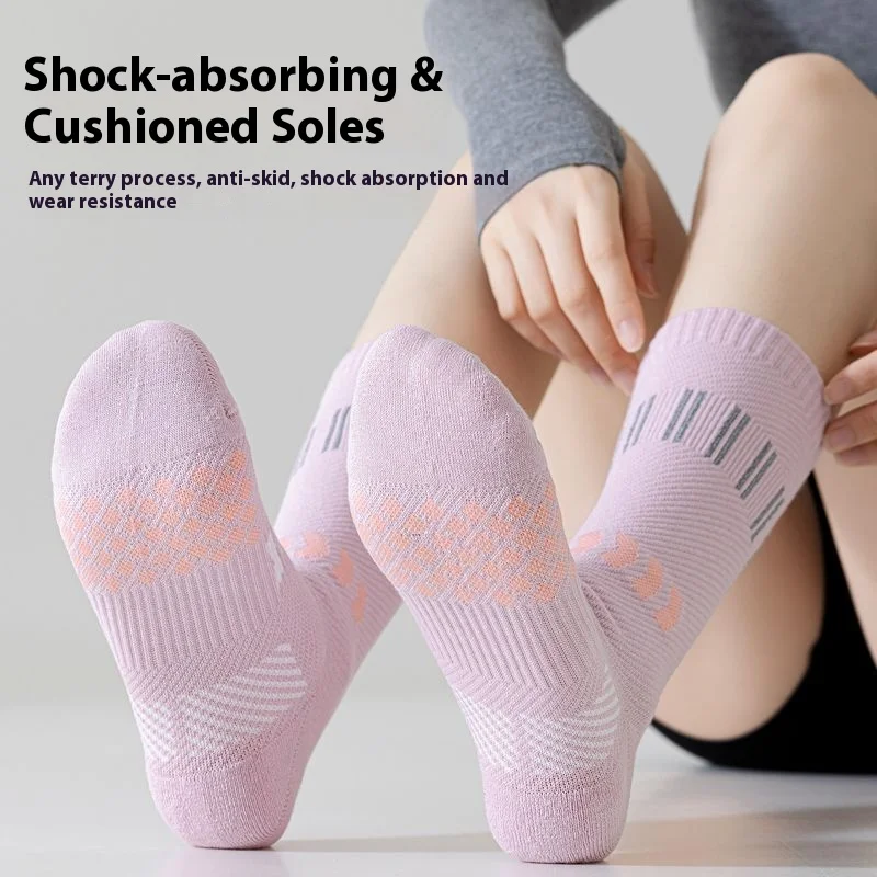 ถุงเท้าปั่นจักรยานสะท้อนแสงตอนกลางคืน 3 คู่ - ถุงเท้ากีฬาแบบยาวสำหรับผู้ชายและผู้หญิง - ถุงเท้ารัดกล้ามเนื้อ - ถุงเท้าป้องกันกลิ่น