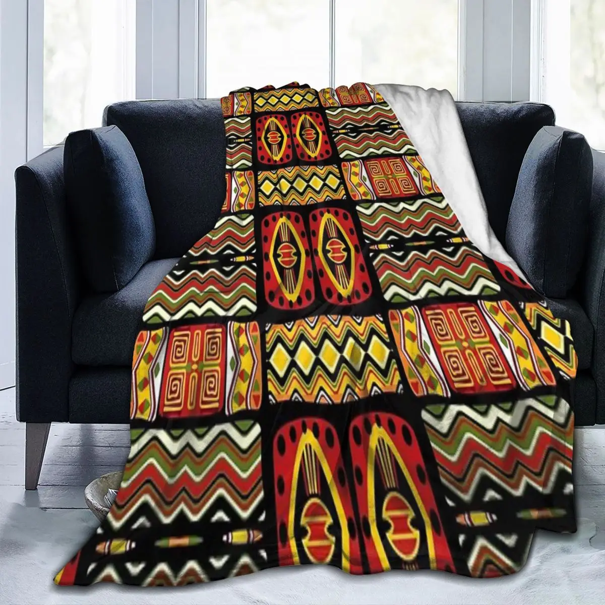 

Throw Blanket Adoring Africa Micro Fleece Blanket Four Sizes Cute Warm For Camping Nice Gift