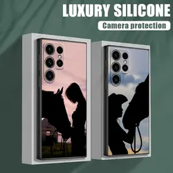 Horse Girl Animal Phone Case For Samsung Galaxy S24 Ultra Cases S23 S21 S20 FE S22 9 Plus Note 20 Ultra 10 Silicone Cover Horses