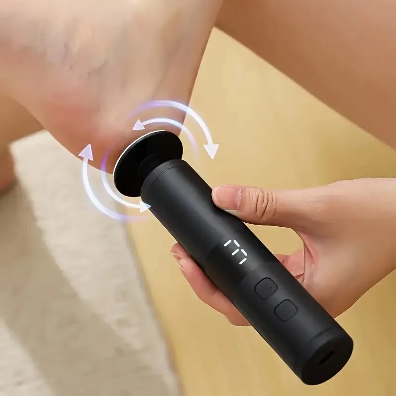 Electric 2-in-1 foot grinder and nail grinder - USB foot repair equipment with 3-speed adjustment and 16 interchangeable heads