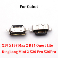 2Pcs Usb Charger Charging Dock Port Connector Plug For Cubot X19 X19S Max 2 R15 Quest Lite Kingkong Mini 2 X20 Pro X20Pro Type C