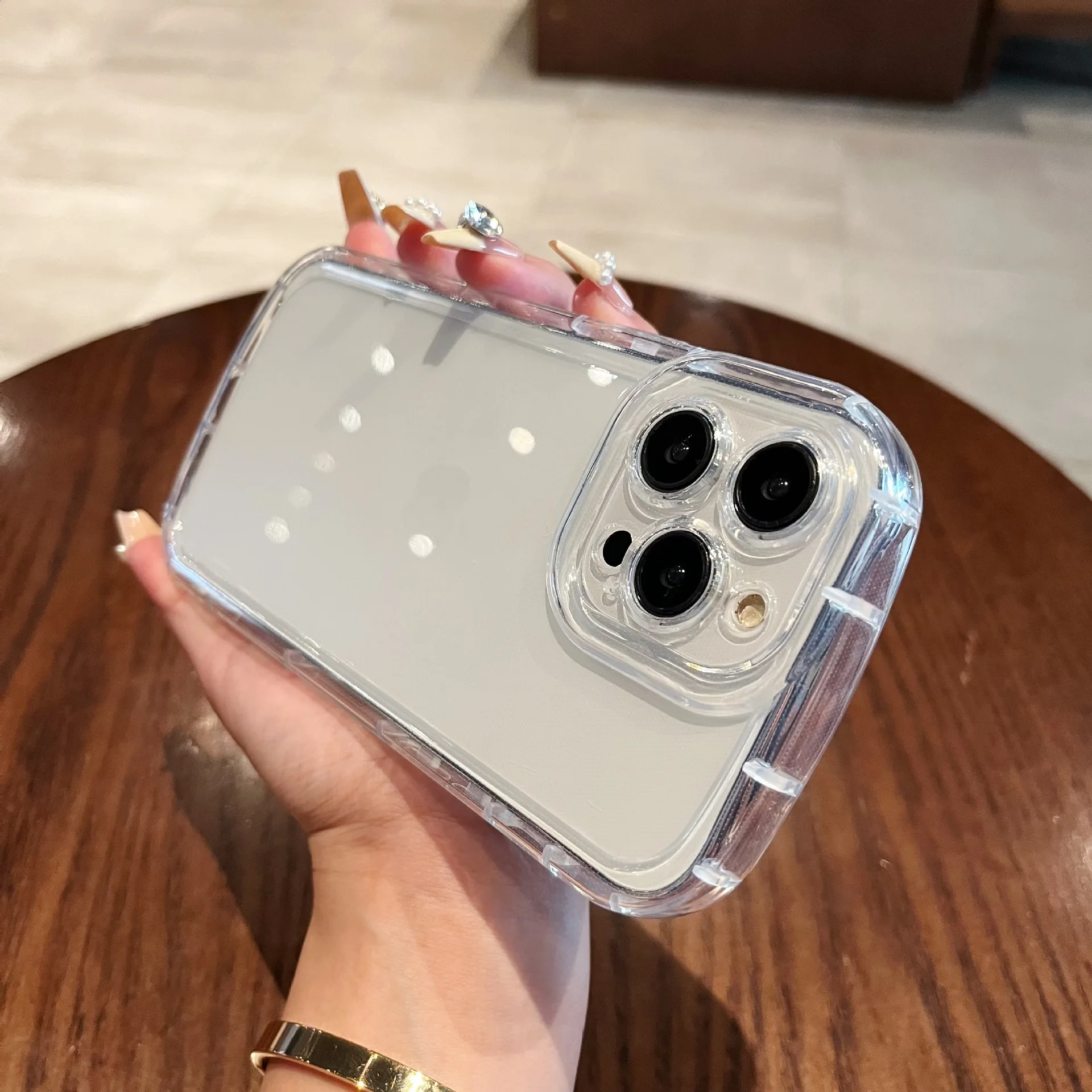 Transparente Silikon-Handyhülle für iPhone 17 Pro Max 13 11 16 15 14 12 17 Air 7 8 Plus XR X Xs 17Promax stoßfeste Funda-Abdeckung