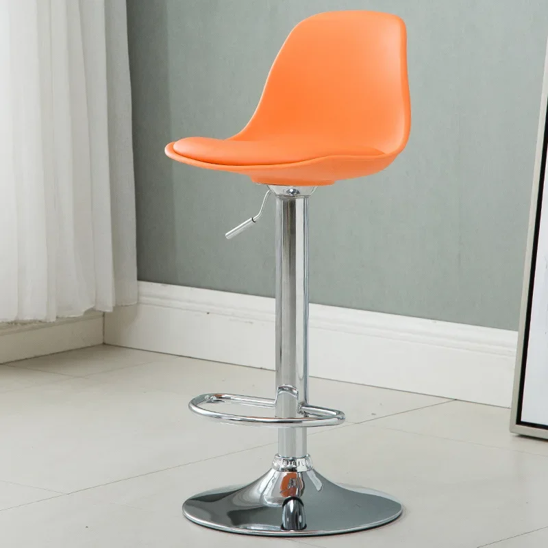 Nowoczesne minimalistyczne krzesło z oparciem, podnoszone krzesło, stół i stołek do lady recepcyjnej, wysoki stołek barowy do domu, krzesło barowe wysokie.