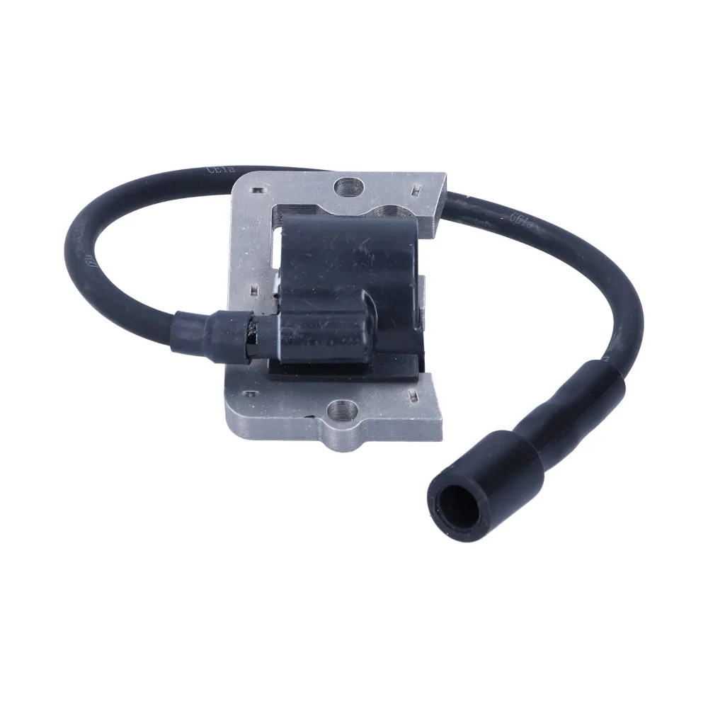 Black Ignition Coil Metal Compact Solid State Ignition Coil Easy Installation for John Dere L110 LT155 CV15 CV15S CV15ST STX38