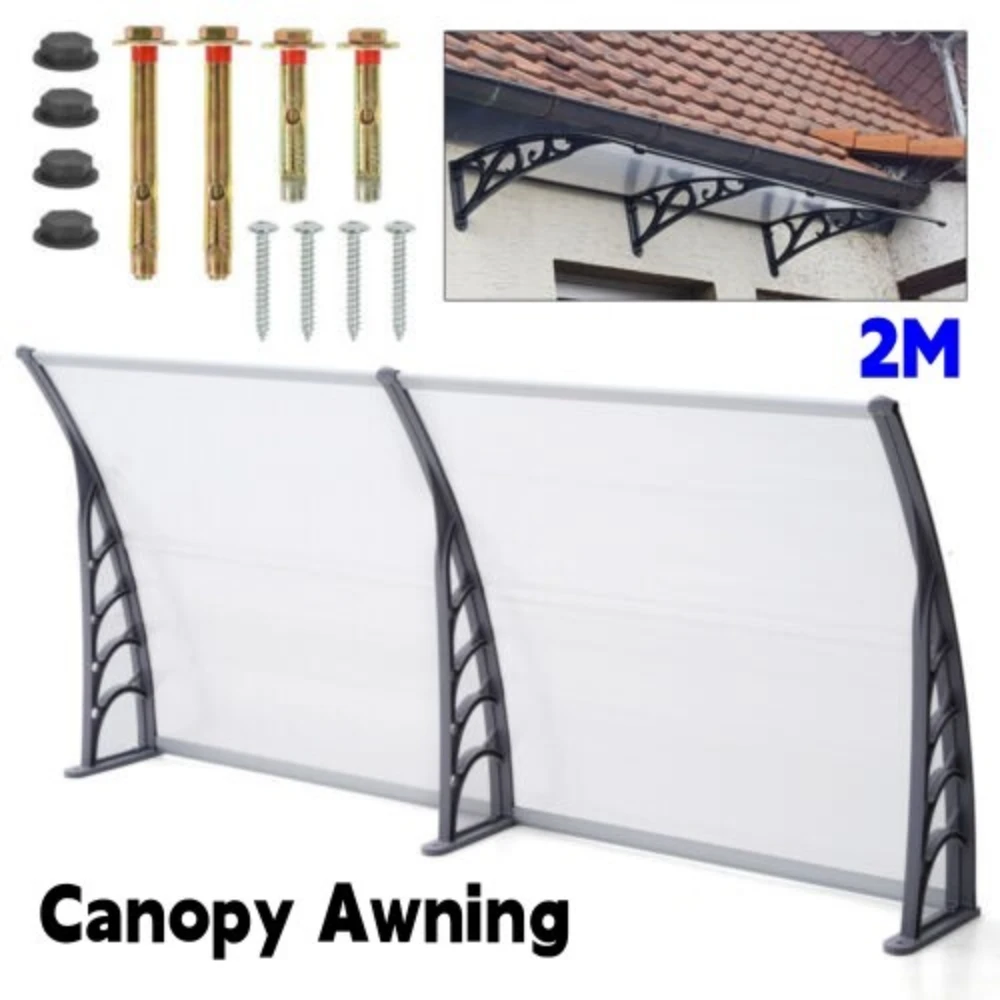 Tettuccio per porta, tenda da sole, riparo, portico anteriore posteriore, paralume esterno, copertura antipioggia per tetto del patio