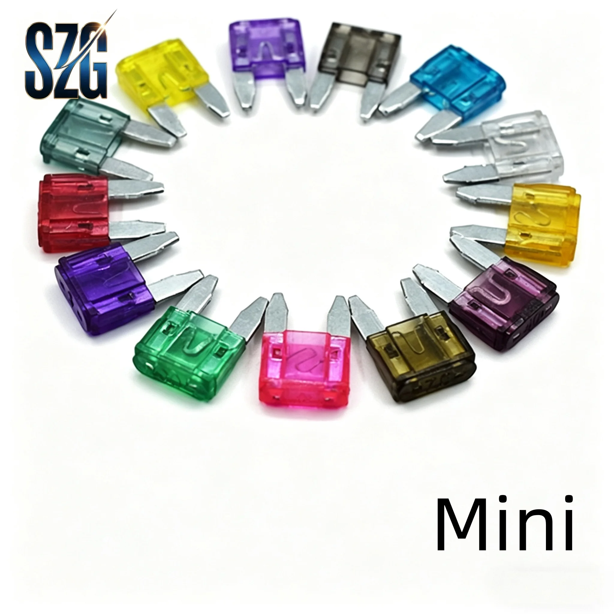 10PCS/lot Fuses Mini Small Medium Micro 2 Car Fuse Standard 2 3 5 7.5 10 15 20 25 30 35A 40A 50A Amp Clip Fuse Set for Car Truck