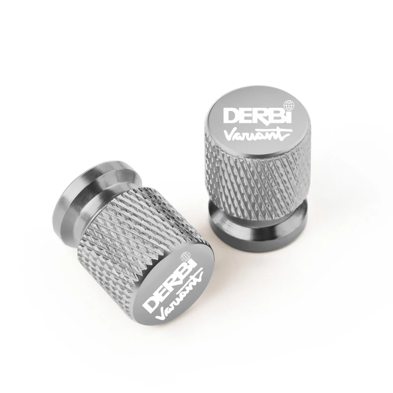 2 قطعة دراجة نارية CNC الإطارات صمام منفذ الهواء الجذعية غطاء غطاء التوصيل اكسسوارات ل DERBI DERBI البديل SPORT R